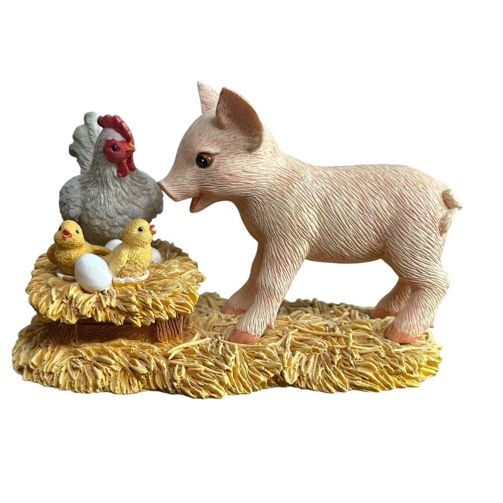 The Hamilton Collection Figurine Egg-ceptionally Cute Pigpen Pals Collection